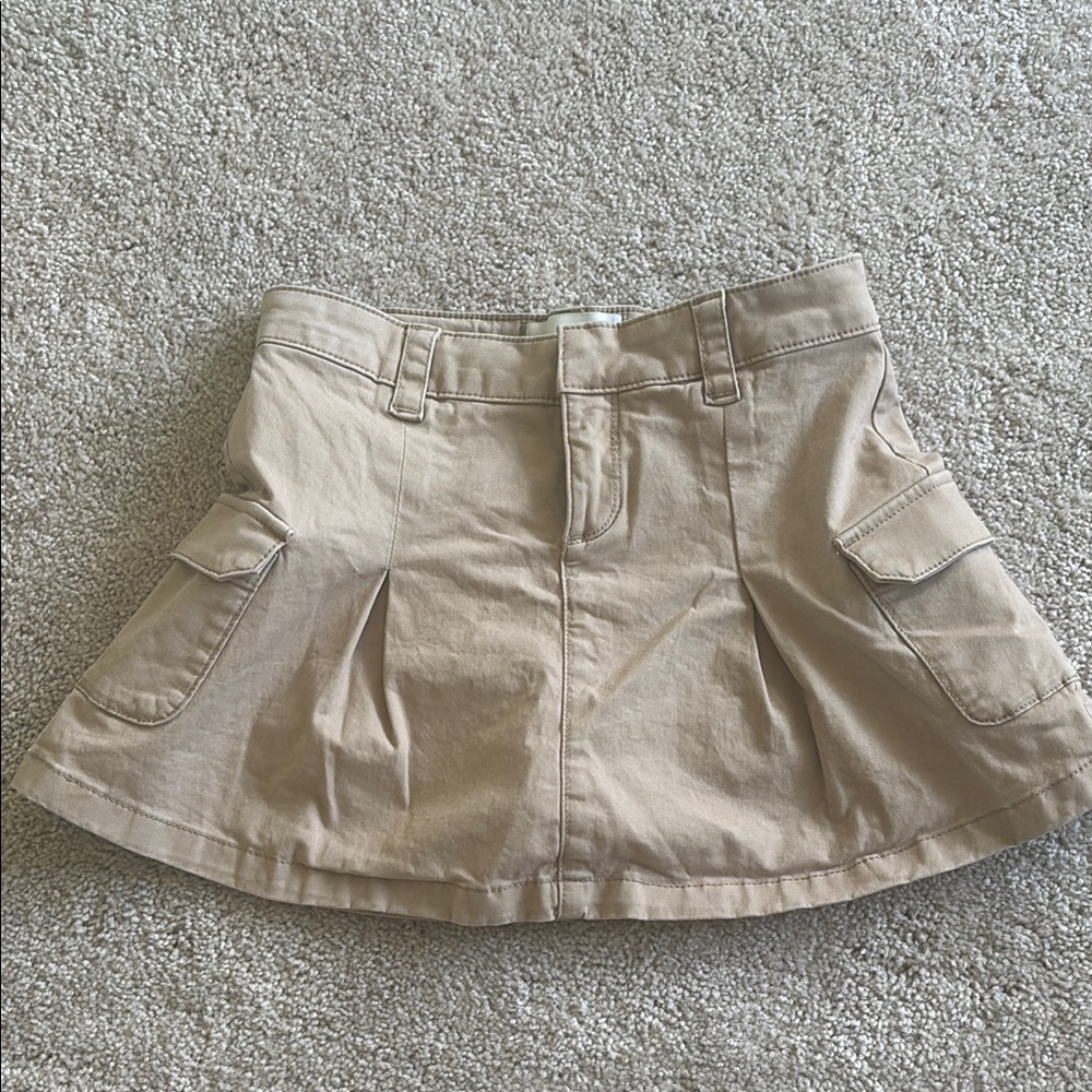 Abercrombie Girls Tan Cargo Skort